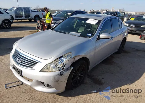 2012 Infiniti G25 Journey from USA, damaged, VIN JN1DV6AP1CM812697